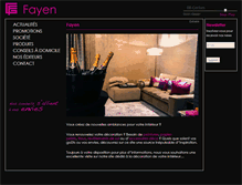 Tablet Screenshot of fayen.be